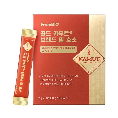 프롬바이오 골드 카무트 브랜드 밀 효소 30포 (1개)_이미지