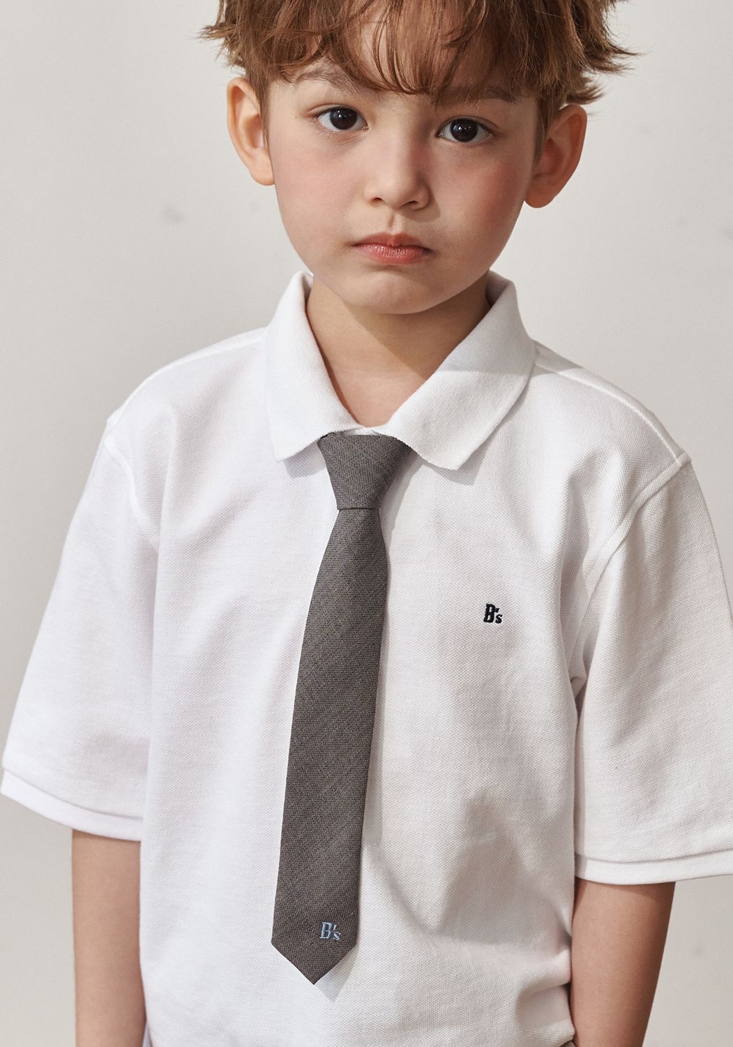 빈 브라운 린넨 텍스쳐 넥타이BA21AN01BNL