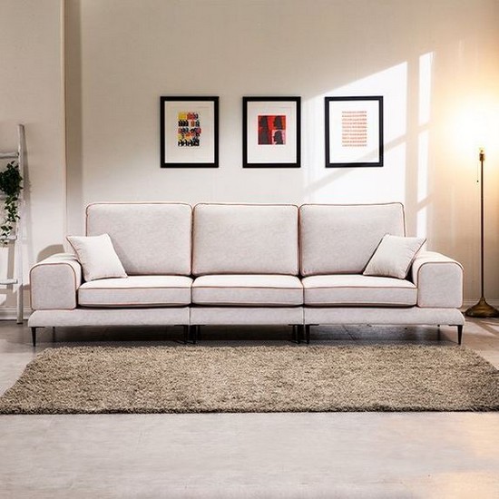 파로마 룩소르 갤럭시원단 패브릭 소파 4인용