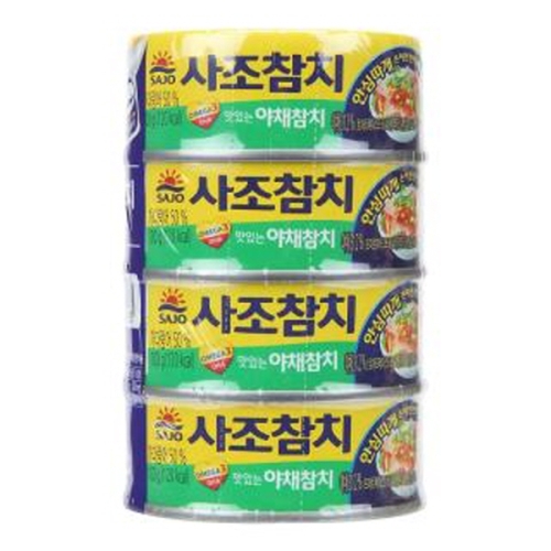 사조대림 야채 참치 안심따개 100g (4개)_이미지
