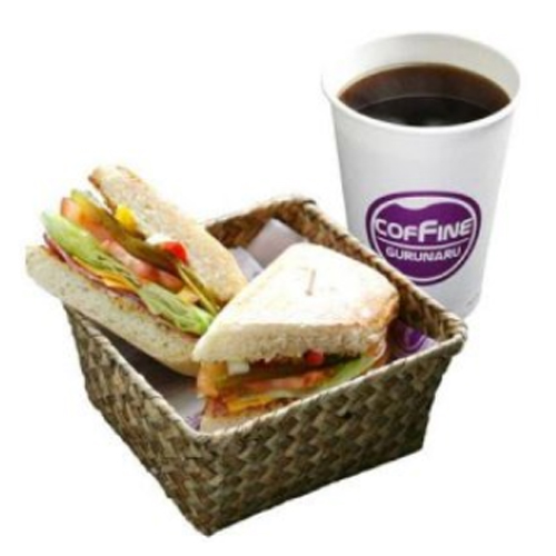 커핀그루나루 ㅤ파니니 베이컨치즈 SET_이미지