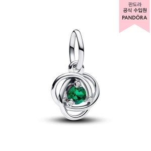 판도라 여성 그린 이터니티 서클 댕글 참_793125C05_이미지