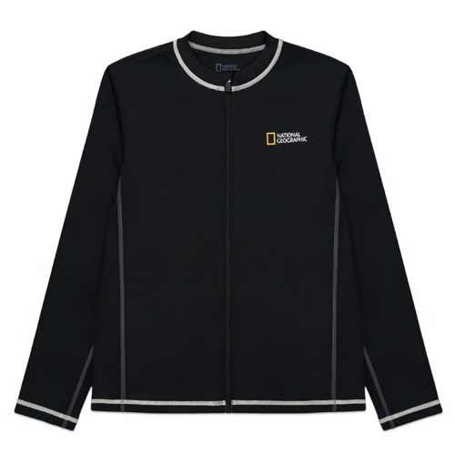 내셔널지오그래픽 내셔널지오그래픽키즈 래쉬가드 F-ZIP-1 카본블랙 K262URG610