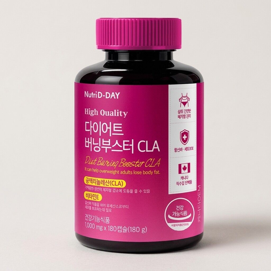 뉴트리디데이 다이어트 버닝부스터 CLA 180정 (1개)_이미지