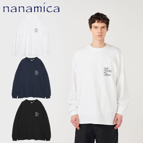 나나미카 OOAL Graphic L/S Tee 그래픽 롱 슬리브 티셔츠 3컬러 S25FT005