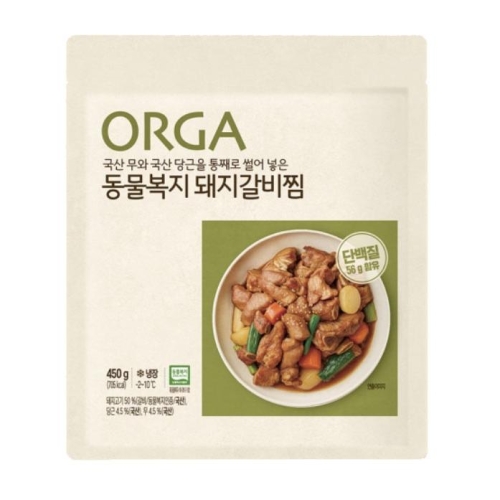 풀무원 동물복지 돼지갈비찜 450g (1개)_이미지