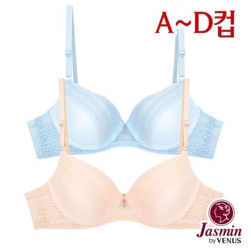 자스민 by AD컵 풀컵 레이스 와이어 더블윙 브라1종 JBRA030 75A-90D_이미지