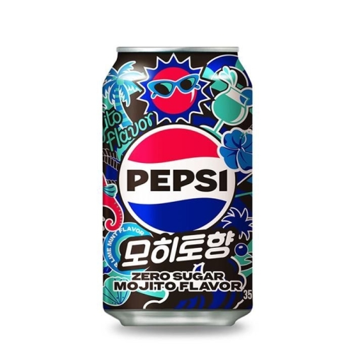 롯데칠성음료 펩시콜라 제로슈거 모히토향 355ml (24개)_이미지