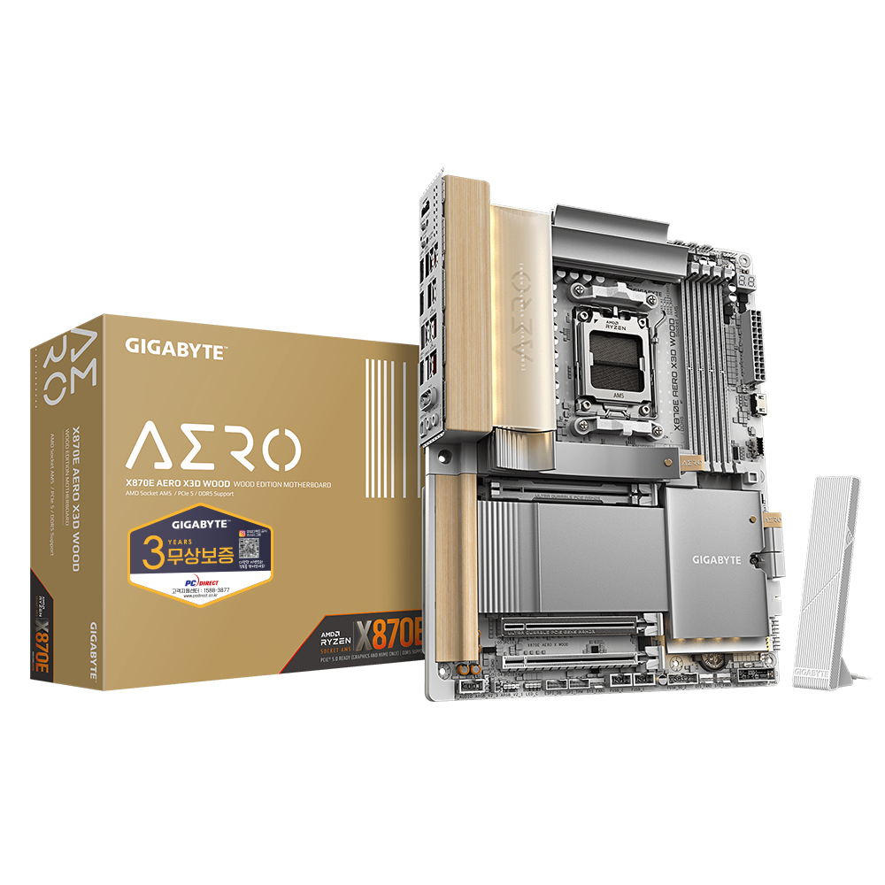 GIGABYTE X870E AERO X3D WOOD 피씨디렉트_이미지