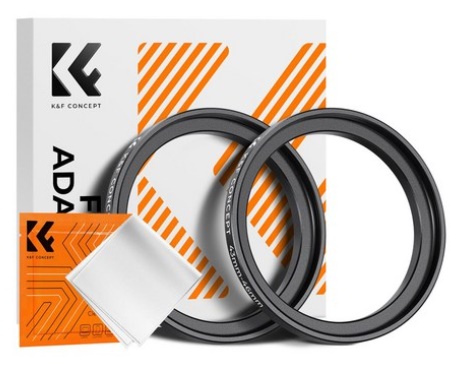 K&F Concept 렌즈필터 스텝업링 세트 (43mm-46mm)_이미지