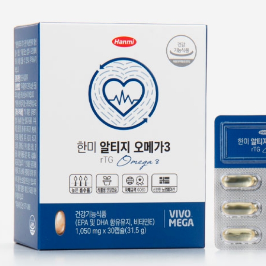 한미헬스케어 한미 알티지 오메가3 30캡슐 (6개)_이미지