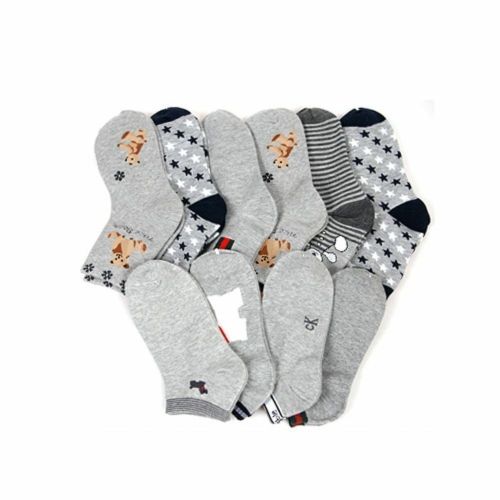 [불명] 여자 다양한 종류 그레이 계열 발목 양말 10켤레묶음 W91F986