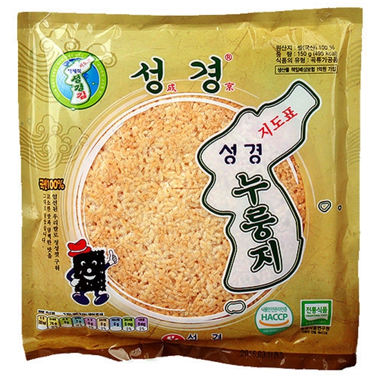 성경식품 지도표 성경 누룽지 150g (10개)_이미지
