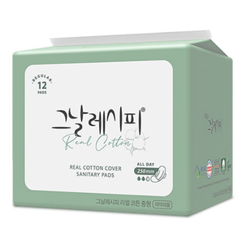 그날레시피 리얼 코튼 중형 12개 (5팩(60개))_이미지