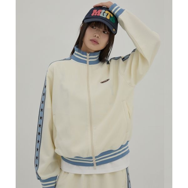 와이케이 WAIKEI 스타 트랙 져지 자켓 아이보리 YKBE01JK041 3033542_이미지