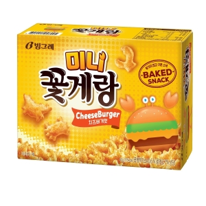 빙그레 미니 꽃게랑 치즈버거 40g (3개)_이미지