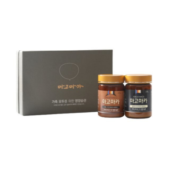 마고마카 파우더 150g 2종 부부 세트 (블랙, 레드)