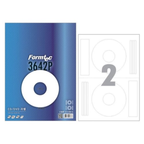폼텍 CD/DVD 라벨 3642P (20매)