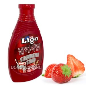 리고 딸기시럽 아이스크림 팥빙수_이미지