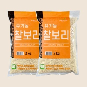 초록숟가락 유기농 찰보리 3kgX2ea이미지입니다. 누르면 해당 게시물로 새창이동합니다.