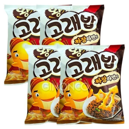 오리온 왕고래밥 짜장라면맛 118g (4개)