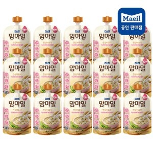 매일유업 맘마밀 안심이유식 아스파라거스와 닭가슴살 100g (15개)
