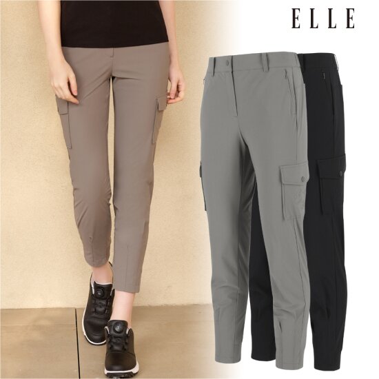 엘르골프 트리코트 조거핏 바지 6L41691