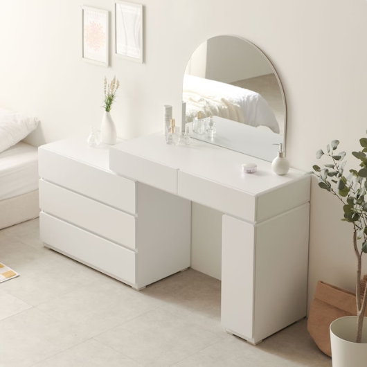 가온퍼니처 피크 콘솔 서랍형 폭조절 확장형 화장대 14000