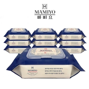  마미요 오리지널 플러스 물티슈 캡형 80매 [10팩]