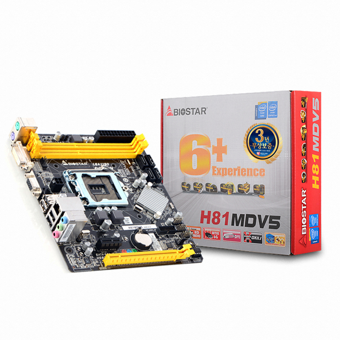 BIOSTAR H81MDV5 (중고)_이미지