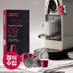 UCC 고메커피 네스프레소호환캡슐 에스프레소 포르테 10개입 커피구독 커피캡슐 아메리카노 홈카페