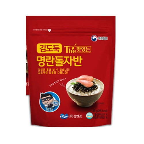 김앤김 김도둑 The 맛있는 명란 돌자반 35g (2개)