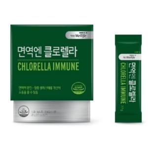 콜마비앤에이치 대상웰라이프 면역엔 클로렐라 2.7g 30포 (1개)