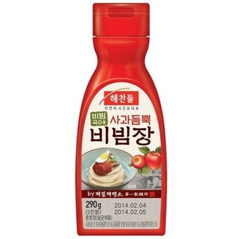 <b>해찬들</b> 사과듬뿍 비빔장 290g