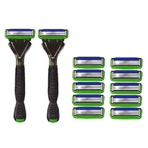 도루코 페이스6 + 면도날 (면도기2개+날10개)_이미지