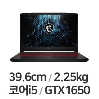 MSI GF시리즈 Sword GF66 A11SC-<b>i5</b> 블랙 WIN11 16GB램