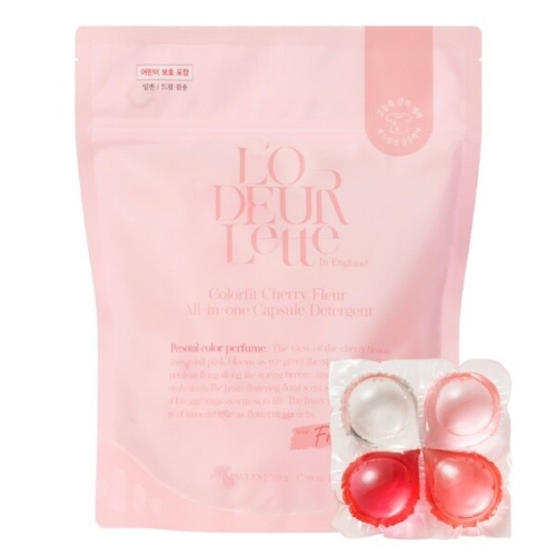 컬러핏 체리 플뢰르 올인원 캡슐세제 30개입