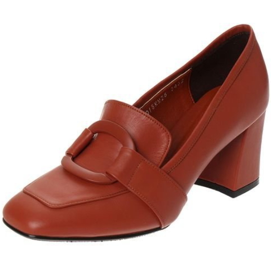 소다 레트로 스퀘어 로퍼 ALF018 (KM26, 꼬냑)_이미지