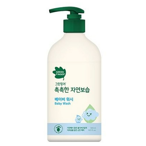 그린핑거 촉촉한 자연보습 베이비 워시 500ml (3개)_이미지