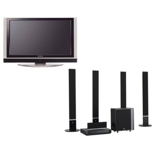 LG전자 엑스캔버스 HT-502TH 홈시어터 + LG 디지털TV (42PC1D2)_이미지