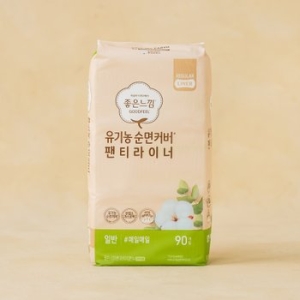 좋은느낌 유기농순면 라이너 일반90P이미지입니다. 누르면 해당 게시물로 새창이동합니다.