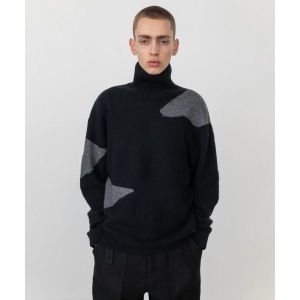 인사일런스 하이넥 인타샤 니트 BLACK IM2B4KT09BK