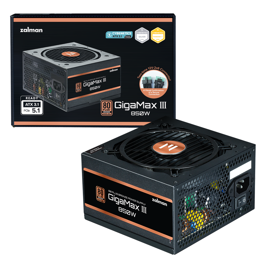 잘만 GigaMax III 850W 80PLUS브론즈 모듈러 ATX3.1_이미지