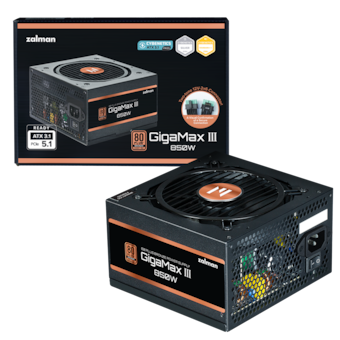 잘만 GigaMax III <b>850W</b> 80PLUS브론즈 모듈러 ATX3.1
