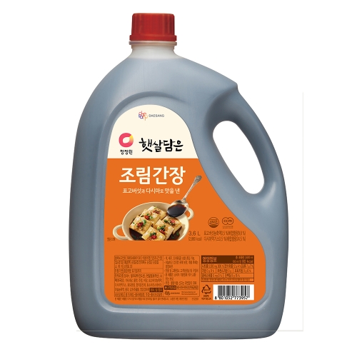 청정원 조림간장 3.6L 1개_이미지