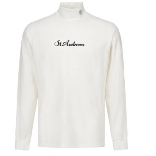 별 심볼 모크넥 래글런 소프트 긴팔이너티셔츠 811E3TSA31_WH