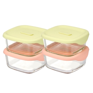 락앤락 바로한끼 내열유리 밥용기 Lite 320ml (4개)_이미지