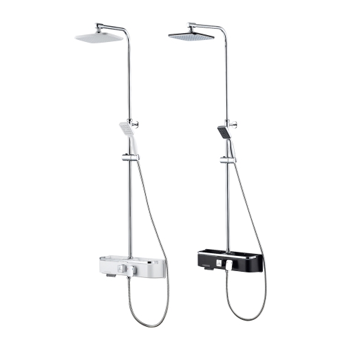 셀프리빙 선반형 해바라기 샤워기 수전 본체 무타공_이미지