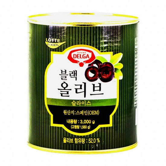 델가 블랙 올리브 슬라이스 3kg