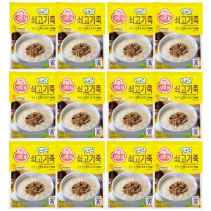 오뚜기 옛날 쇠고기죽 85g (12개)_이미지
